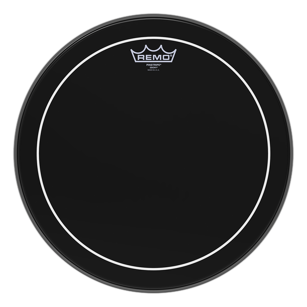 Remo  ES-0613-PS  EBONY 13'' PINSTRIPE  черный двойной пластик