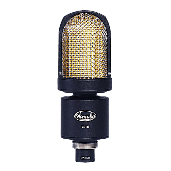 Октава МК-105-Ч - Микрофон конденсаторный, чёрный
