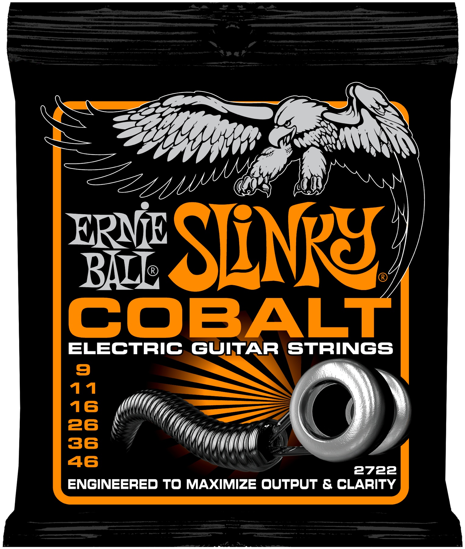 Ernie Ball 2722 струны для эл.гитары Cobalt Hybrid Slinky (9-11-16-26-36-46)